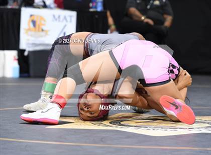 Thumbnail 2 in CIF State Girls Wrestling Championships (SemiFinals) photogallery.