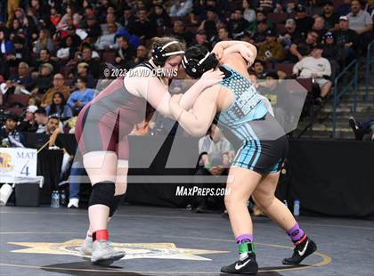 Thumbnail 2 in CIF State Girls Wrestling Championships (SemiFinals) photogallery.