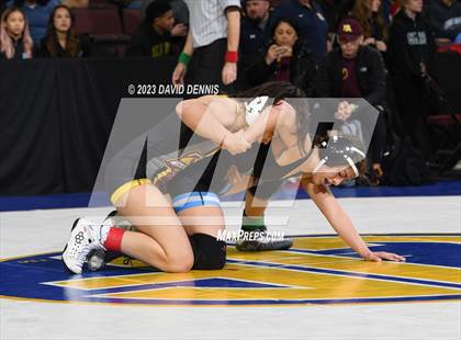 Thumbnail 2 in CIF State Girls Wrestling Championships (SemiFinals) photogallery.