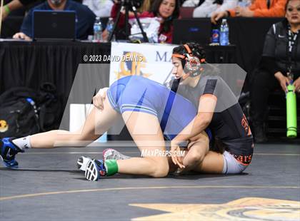 Thumbnail 1 in CIF State Girls Wrestling Championships (SemiFinals) photogallery.