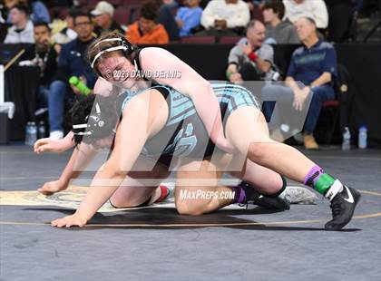 Thumbnail 2 in CIF State Girls Wrestling Championships (SemiFinals) photogallery.