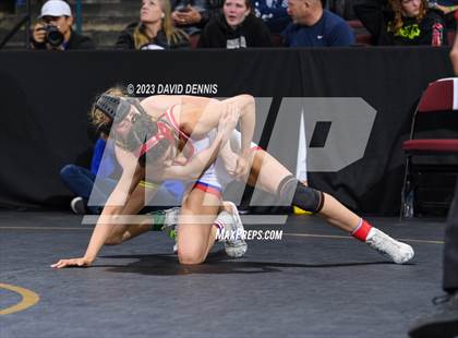 Thumbnail 2 in CIF State Girls Wrestling Championships (SemiFinals) photogallery.