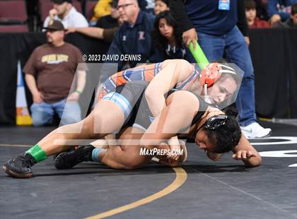Thumbnail 3 in CIF State Girls Wrestling Championships (SemiFinals) photogallery.