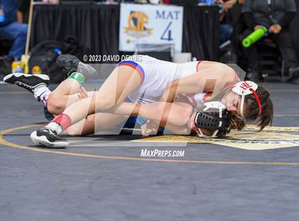 Thumbnail 1 in CIF State Girls Wrestling Championships (SemiFinals) photogallery.
