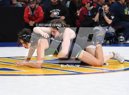 Thumbnail 2 in CIF State Girls Wrestling Championships (SemiFinals) photogallery.