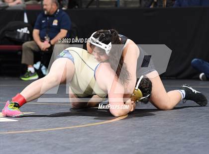 Thumbnail 2 in CIF State Girls Wrestling Championships (SemiFinals) photogallery.