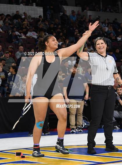 Thumbnail 3 in CIF State Girls Wrestling Championships (SemiFinals) photogallery.