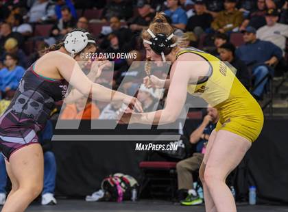 Thumbnail 1 in CIF State Girls Wrestling Championships (SemiFinals) photogallery.