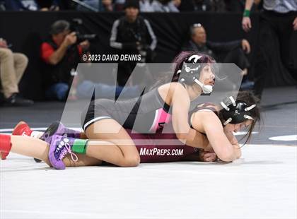 Thumbnail 3 in CIF State Girls Wrestling Championships (SemiFinals) photogallery.