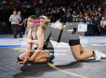 Thumbnail 2 in CIF State Girls Wrestling Championships (SemiFinals) photogallery.