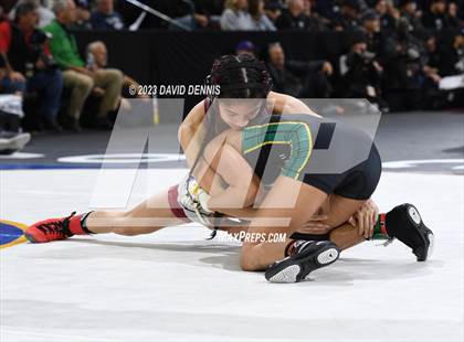 Thumbnail 3 in CIF State Girls Wrestling Championships (SemiFinals) photogallery.