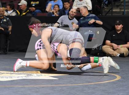 Thumbnail 2 in CIF State Girls Wrestling Championships (SemiFinals) photogallery.