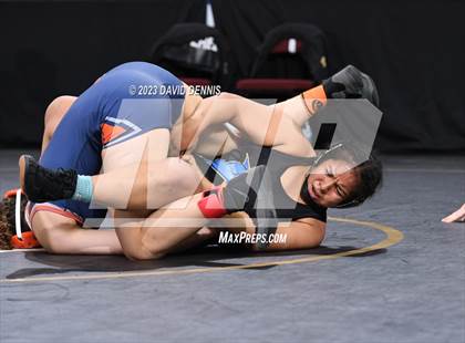 Thumbnail 3 in CIF State Girls Wrestling Championships (SemiFinals) photogallery.