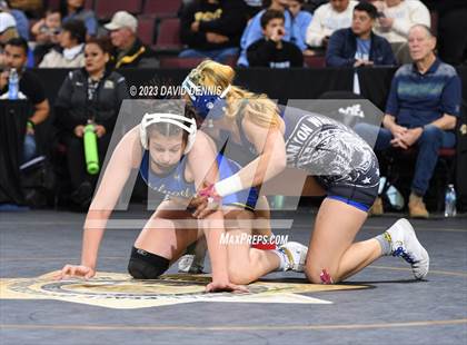 Thumbnail 2 in CIF State Girls Wrestling Championships (SemiFinals) photogallery.