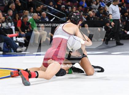 Thumbnail 1 in CIF State Girls Wrestling Championships (SemiFinals) photogallery.