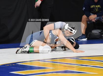 Thumbnail 1 in CIF State Girls Wrestling Championships (SemiFinals) photogallery.