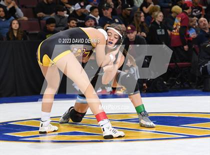 Thumbnail 1 in CIF State Girls Wrestling Championships (SemiFinals) photogallery.
