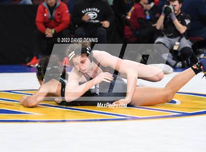 Thumbnail 1 in CIF State Girls Wrestling Championships (SemiFinals) photogallery.