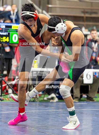 Thumbnail 3 in NIAA 2A State Wrestling Semi-Finals photogallery.
