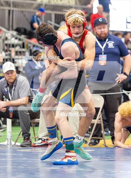 Thumbnail 2 in NIAA 2A State Wrestling Semi-Finals photogallery.
