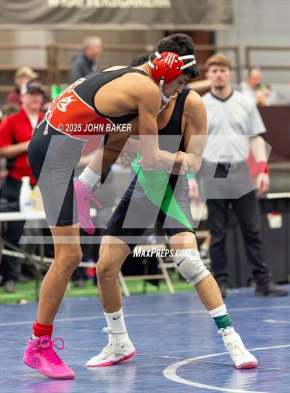 Thumbnail 2 in NIAA 2A State Wrestling Semi-Finals photogallery.