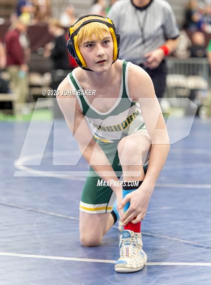 Thumbnail 2 in NIAA 2A State Wrestling Semi-Finals photogallery.