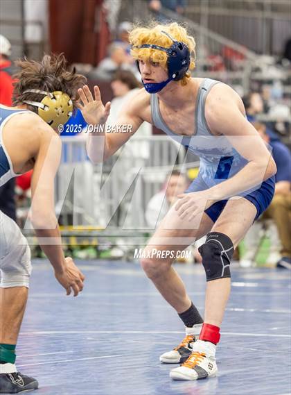 Thumbnail 2 in NIAA 2A State Wrestling Semi-Finals photogallery.