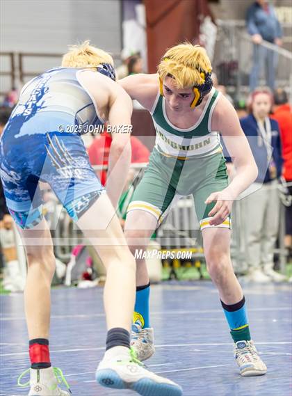 Thumbnail 2 in NIAA 2A State Wrestling Semi-Finals photogallery.