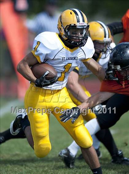 Thumbnail 2 in Lake Forest Academy vs. St. Laurence photogallery.