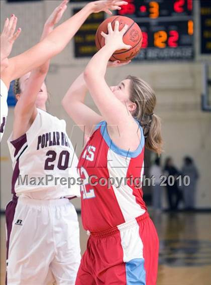 Thumbnail 2 in Poplar Bluff vs Jackson University (Dyersburg Tournament) photogallery.