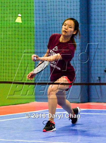 Thumbnail 3 in Almont League Badminton Finals photogallery.