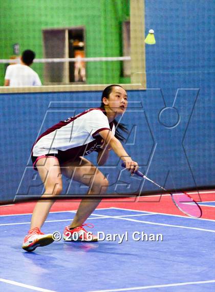 Thumbnail 3 in Almont League Badminton Finals photogallery.