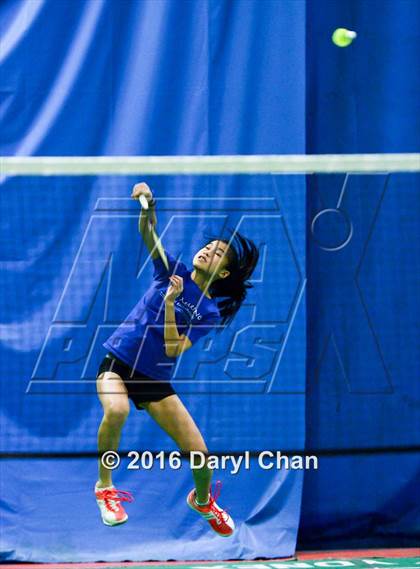 Thumbnail 3 in Almont League Badminton Finals photogallery.