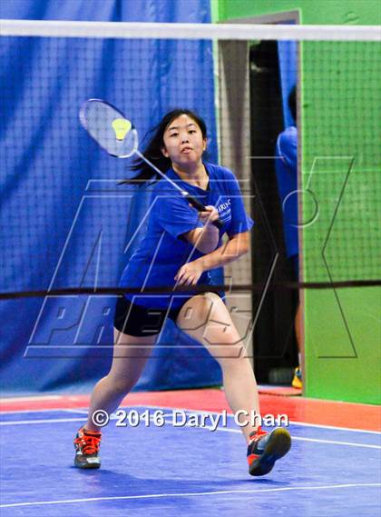 Thumbnail 3 in Almont League Badminton Finals photogallery.