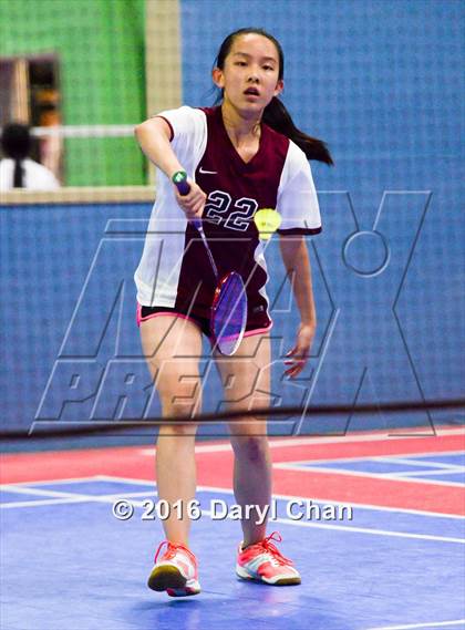 Thumbnail 3 in Almont League Badminton Finals photogallery.