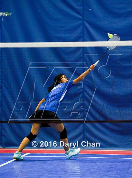 Thumbnail 1 in Almont League Badminton Finals photogallery.
