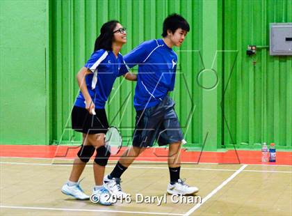 Thumbnail 3 in Almont League Badminton Finals photogallery.