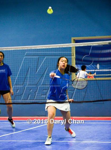 Thumbnail 3 in Almont League Badminton Finals photogallery.