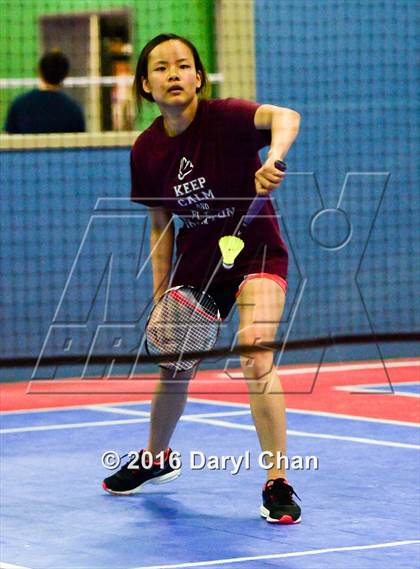 Thumbnail 3 in Almont League Badminton Finals photogallery.
