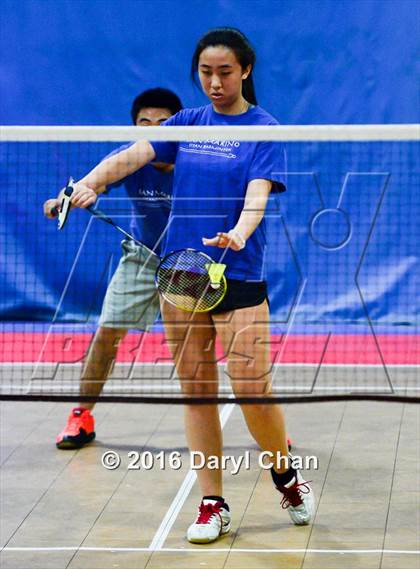 Thumbnail 1 in Almont League Badminton Finals photogallery.