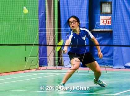 Thumbnail 1 in Almont League Badminton Finals photogallery.