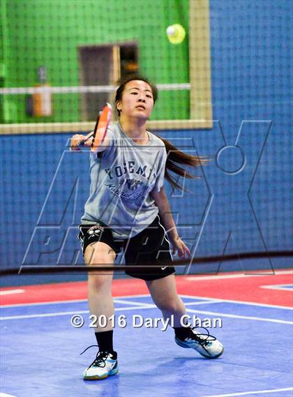 Thumbnail 2 in Almont League Badminton Finals photogallery.