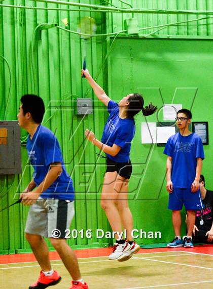 Thumbnail 1 in Almont League Badminton Finals photogallery.