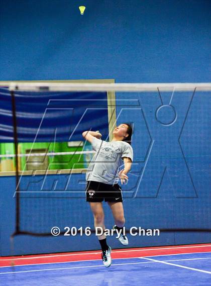 Thumbnail 3 in Almont League Badminton Finals photogallery.