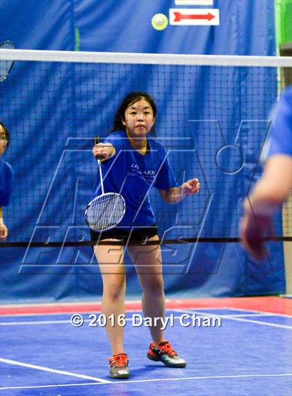 Thumbnail 3 in Almont League Badminton Finals photogallery.