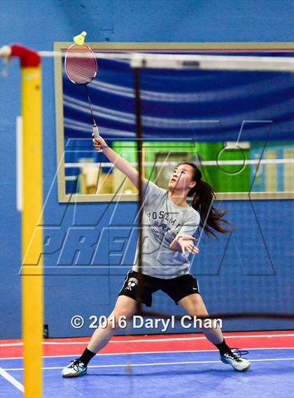 Thumbnail 2 in Almont League Badminton Finals photogallery.