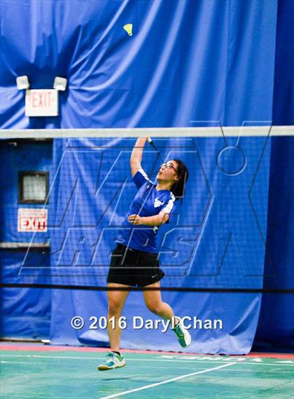 Thumbnail 2 in Almont League Badminton Finals photogallery.