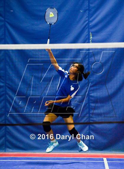 Thumbnail 3 in Almont League Badminton Finals photogallery.