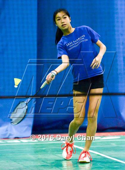 Thumbnail 2 in Almont League Badminton Finals photogallery.