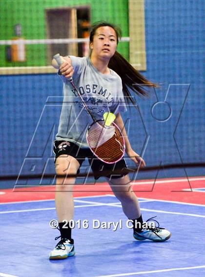 Thumbnail 1 in Almont League Badminton Finals photogallery.